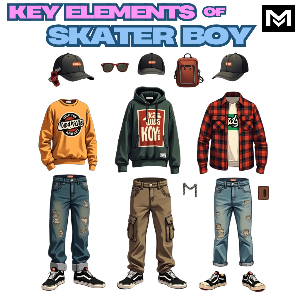 Key elements of skater boy