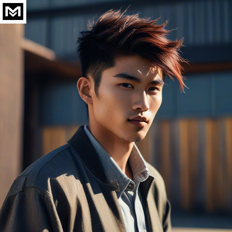 Asian wolf cut