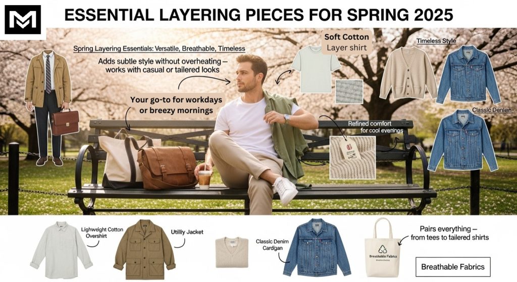 3 Key trends for spring:Light layering for spring