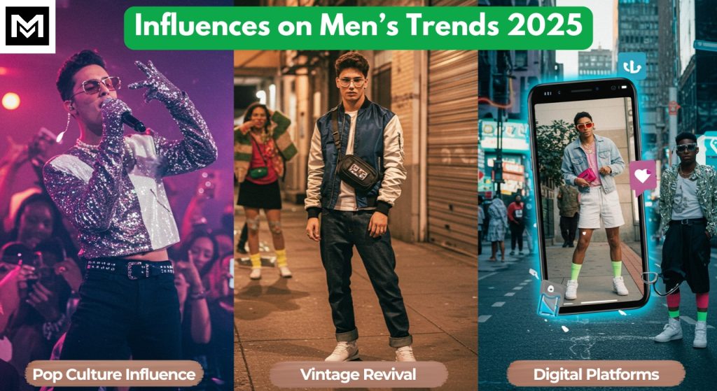 Influences on men's trends 2025
