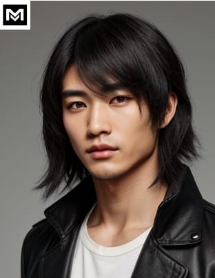 Korean wolf cut
