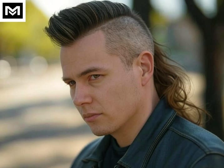 Mohawk mullet fade