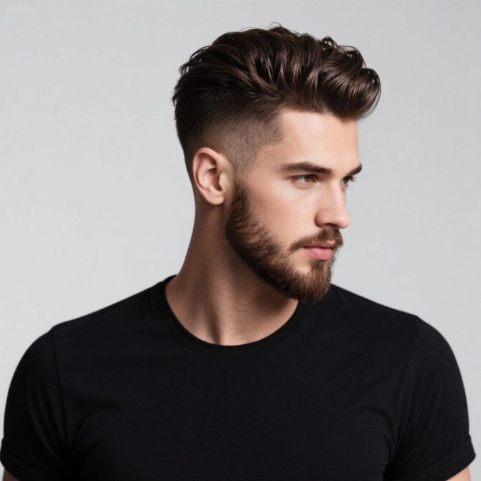 drop fade hairstyles for men