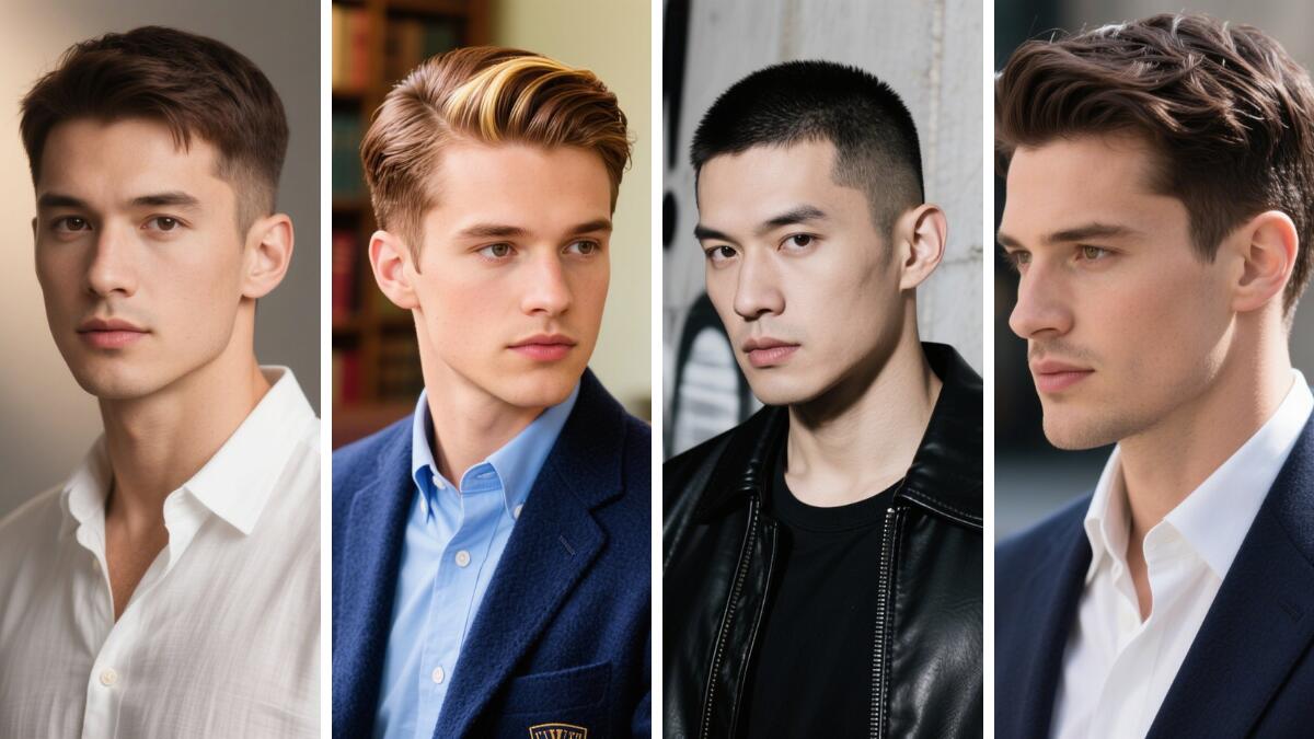 short haircuts for men: precision & style