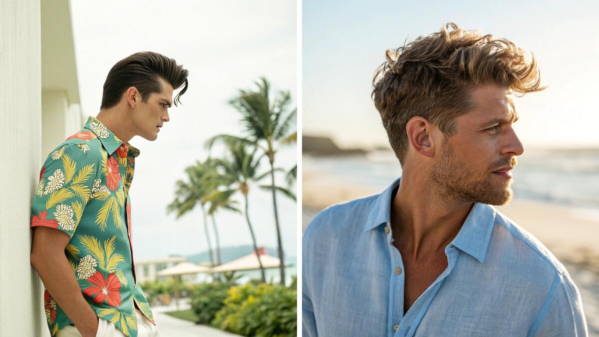 a man featuring in summer ready short haircuts