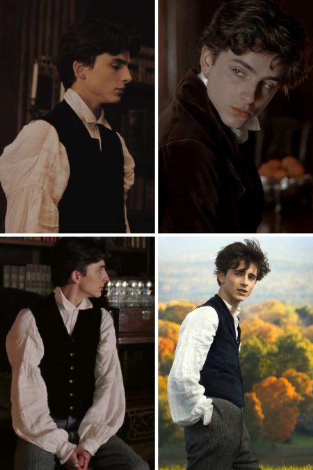 Timothée Chalamet's scholarly style.