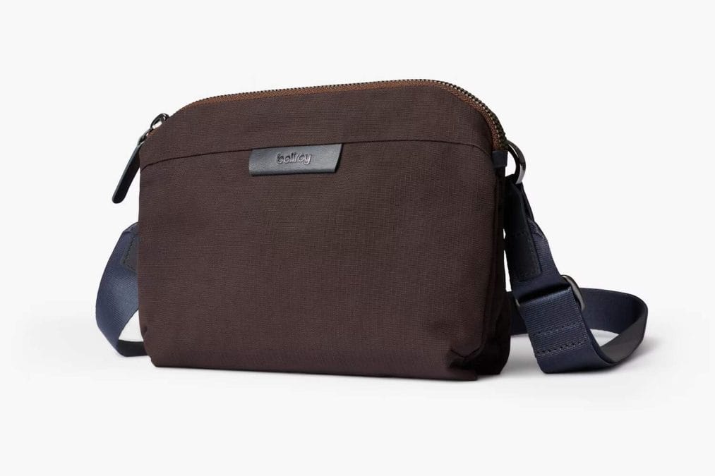 Bellroy slim leather everyday bag.
