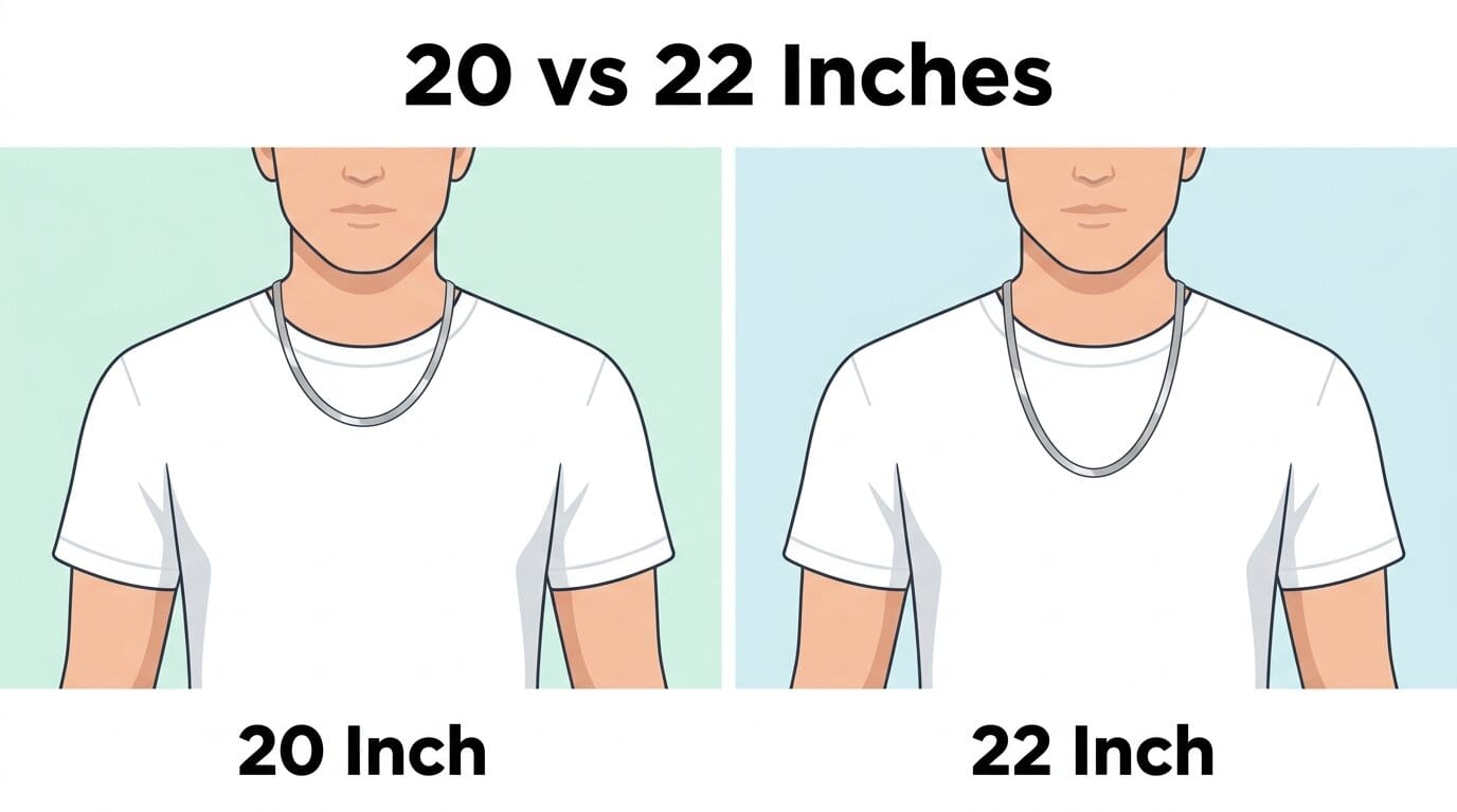 Standard Men's Necklace Length: Complete Size Guide (2026)