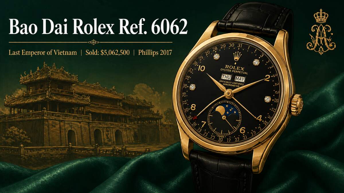 Bao Dai Rolex Ref. 6062