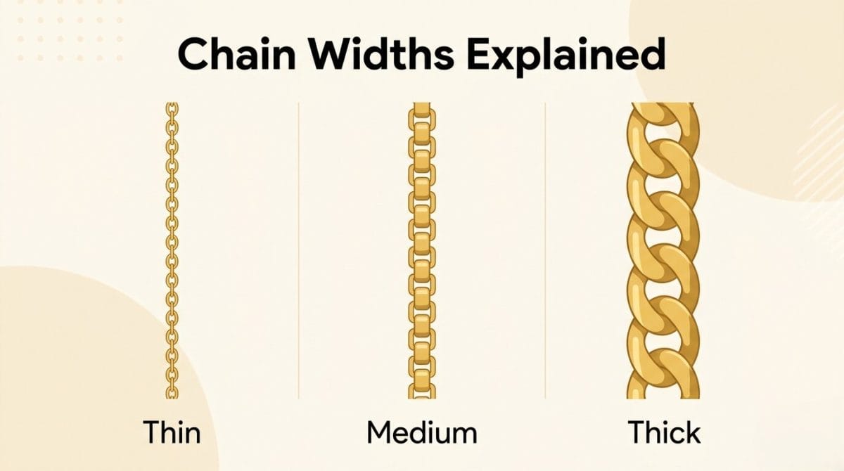Why chain width and type matter as much as length