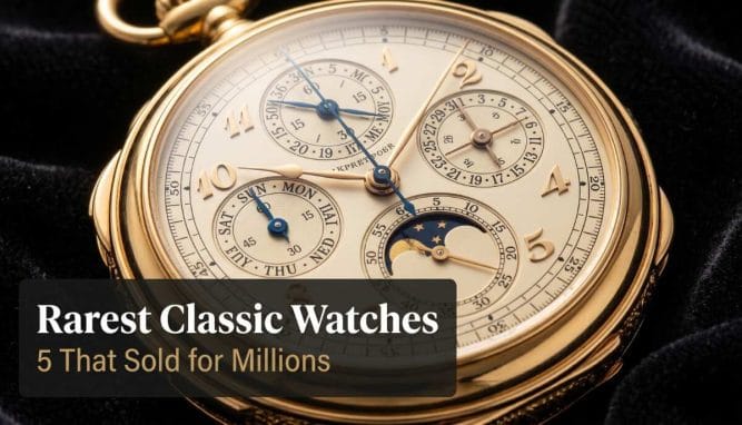 Rarest Classic Watches: 5 That Sold for Millions