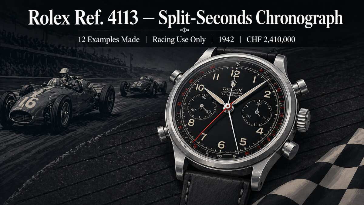 Rolex Ref. 4113 Split-Seconds Chronograph