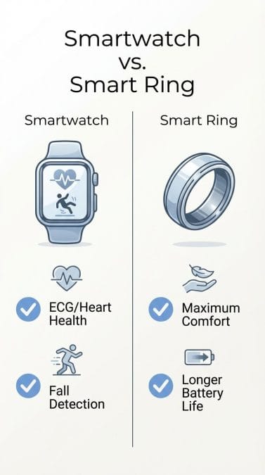 Smartwatch vs. Smart Ring: Is There a Better Option for Sleep?