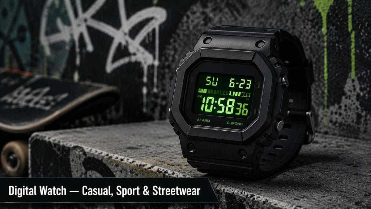 The Main Types of Men’s Watches