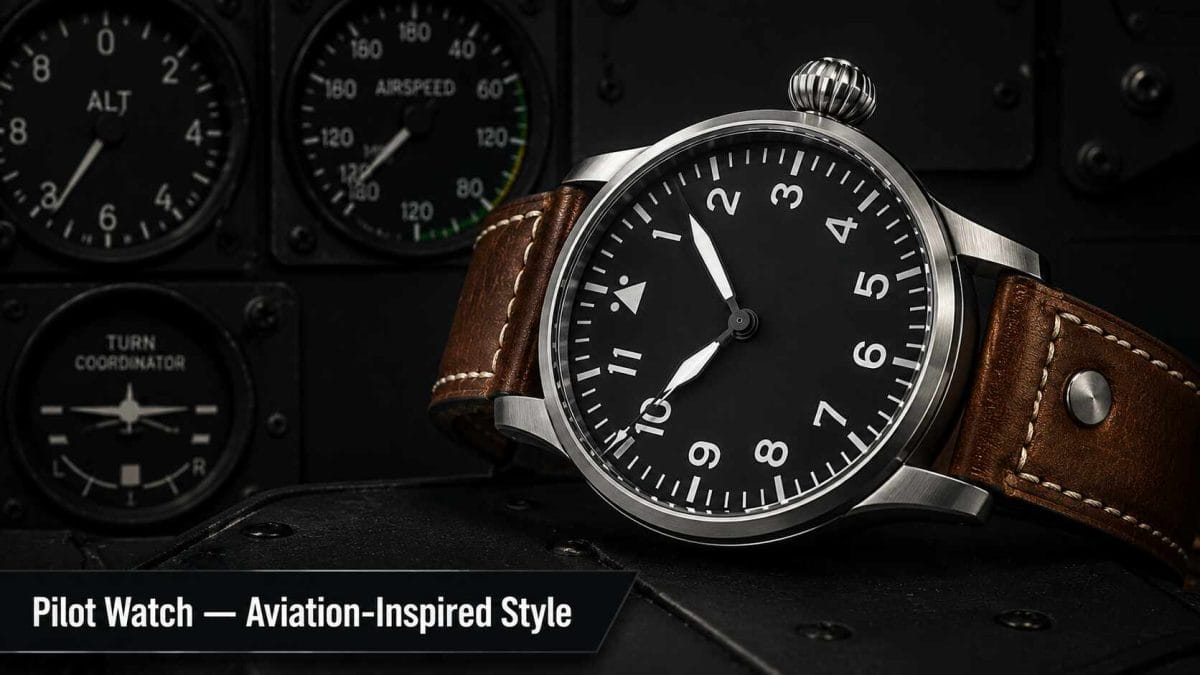 The Main Types of Men’s Watches