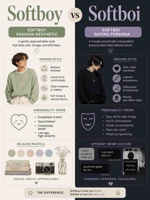 Softboy Fashion vs. Softboy Personality: What’s the Difference?