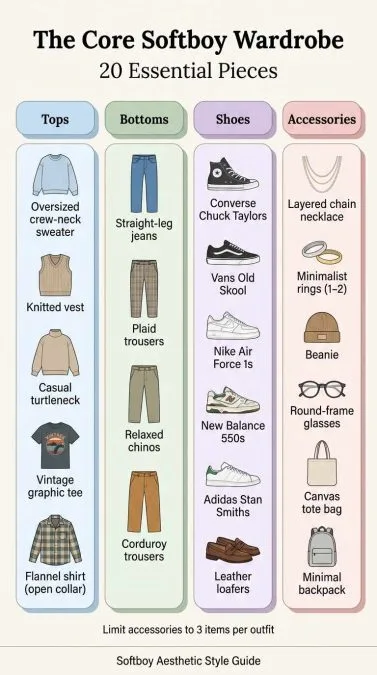 Essential Softboy Wardrobe Pieces