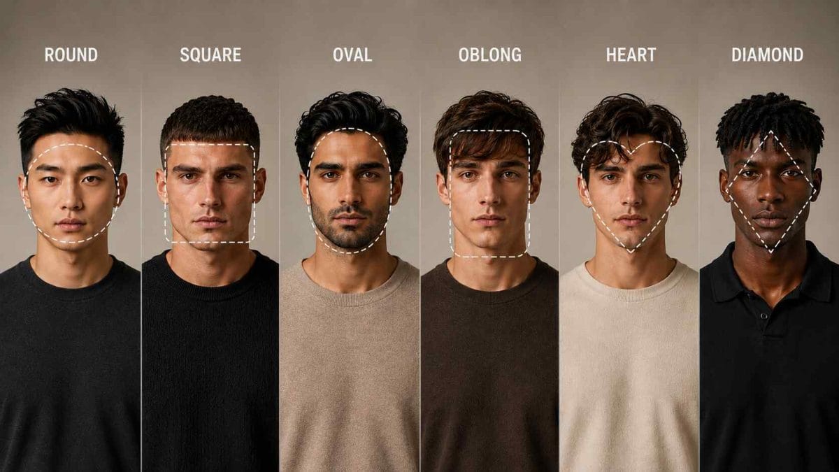 Haircuts by Face Shape: Best Styles for Round, Square, Oval, Oblong, Heart and Diamond Faces