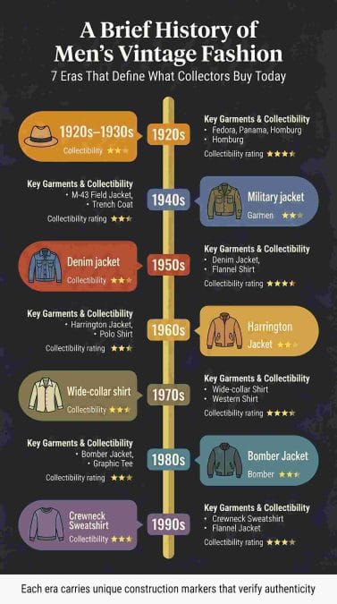 A Brief History of Men’s Vintage Fashion