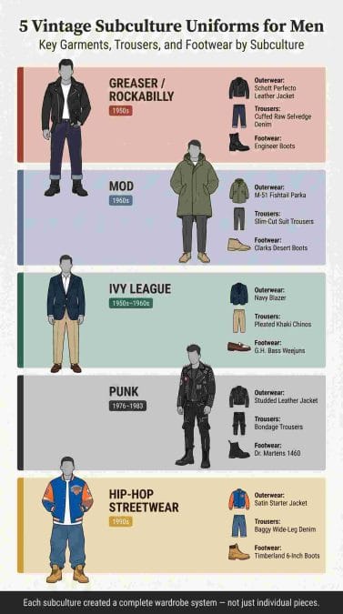 Subculture Uniform Quick Reference