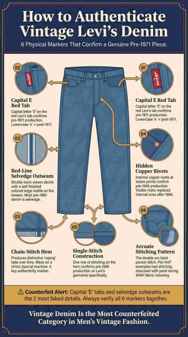 Denim — The Most Collected Category in Men’s Vintage Fashion