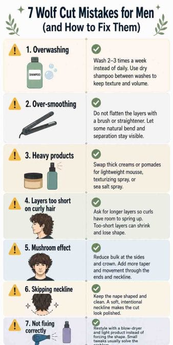 Common Wolf Cut Mistakes (and How to Fix Them)