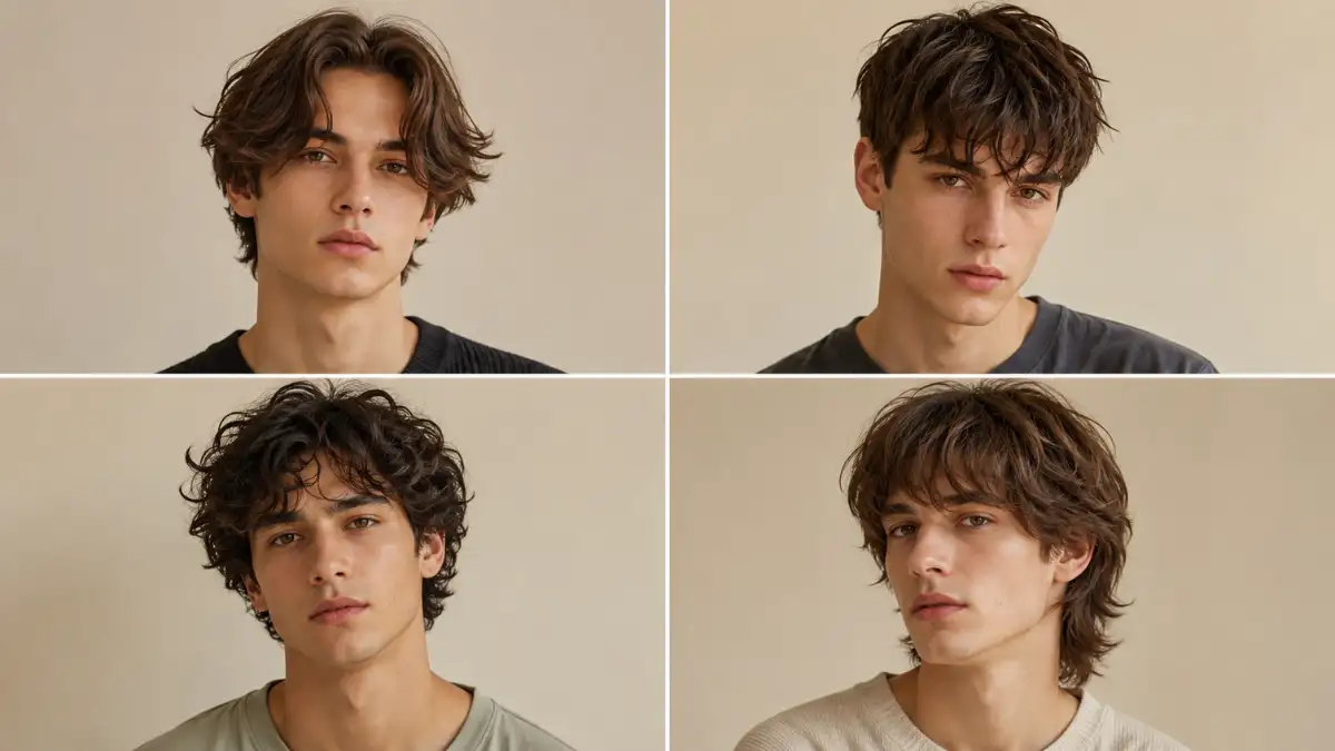 4 Soft Boy Aesthetic Hairstyle Ideas for a Relaxed, Textured Look